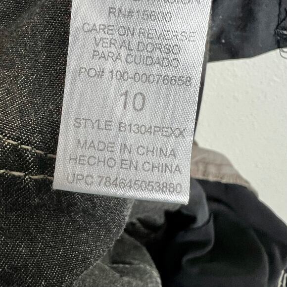 Democracy Ab Solution Tan Straight Leg Jeans Size 10 - Picture 6 of 8